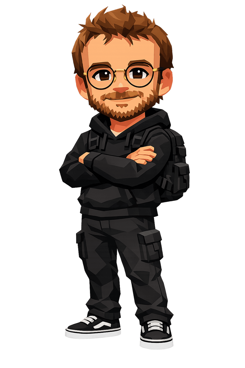 Low-poly avatar of Pierre-Alexis Lamotte